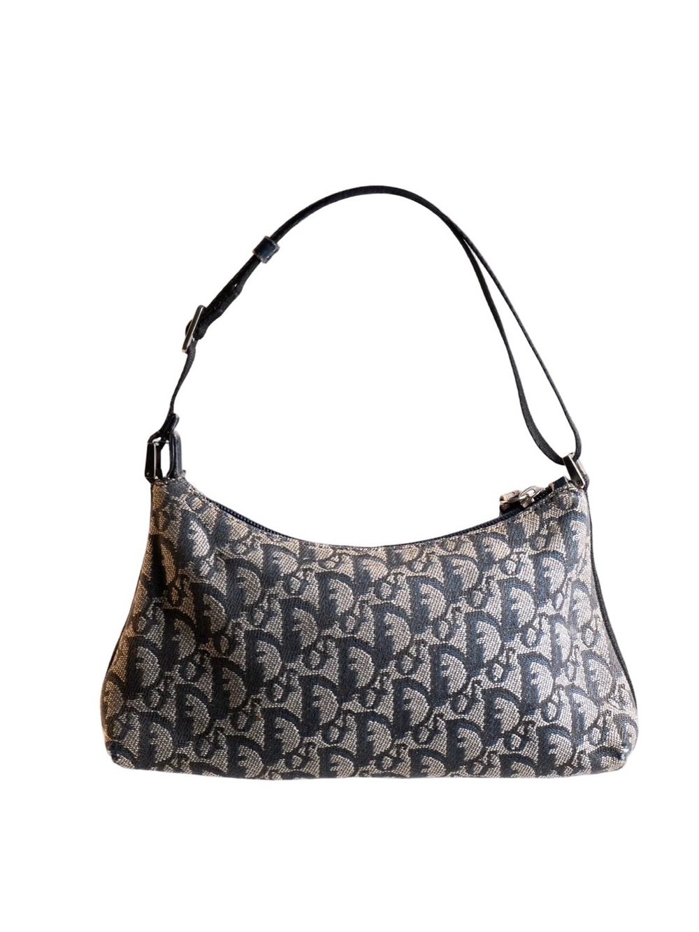 Dior Black & Cream Monogram Shoulder Bag